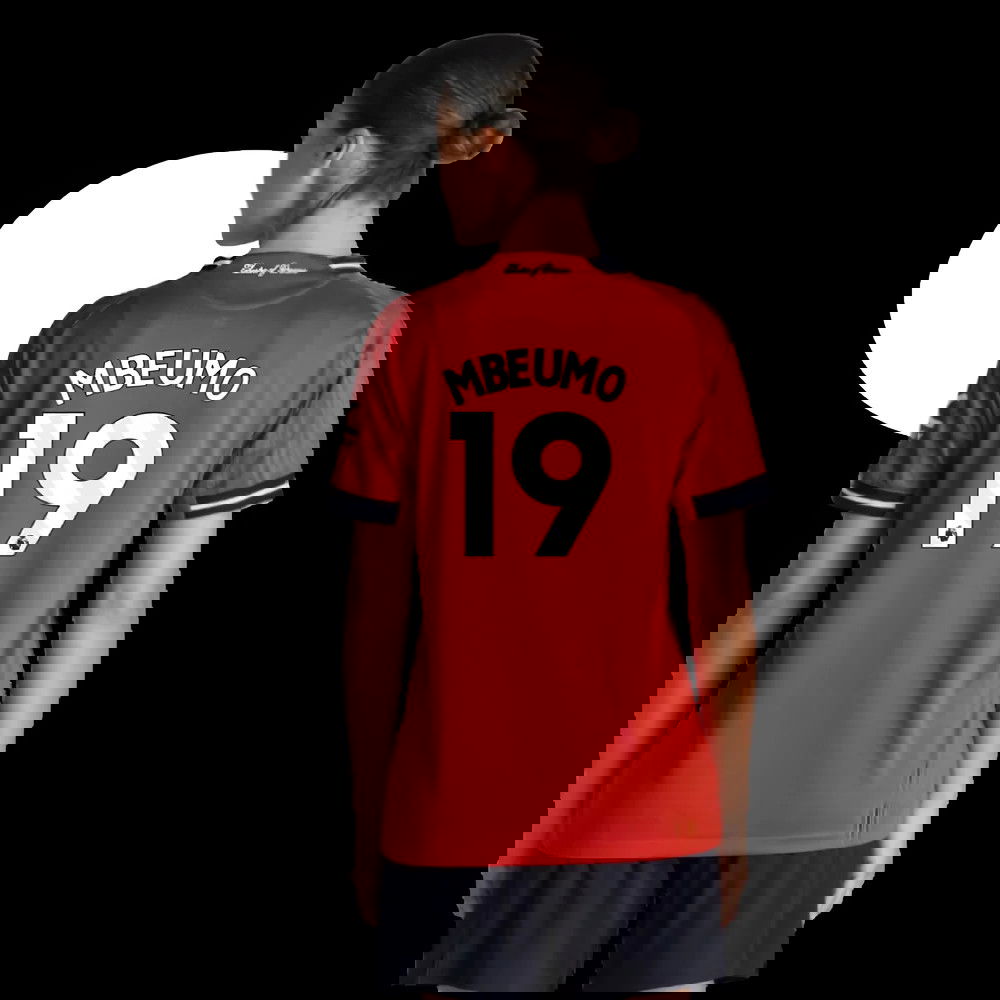 2025-2026 Man Utd Authentic Home Shirt (Womens) (Mbeumo 19)