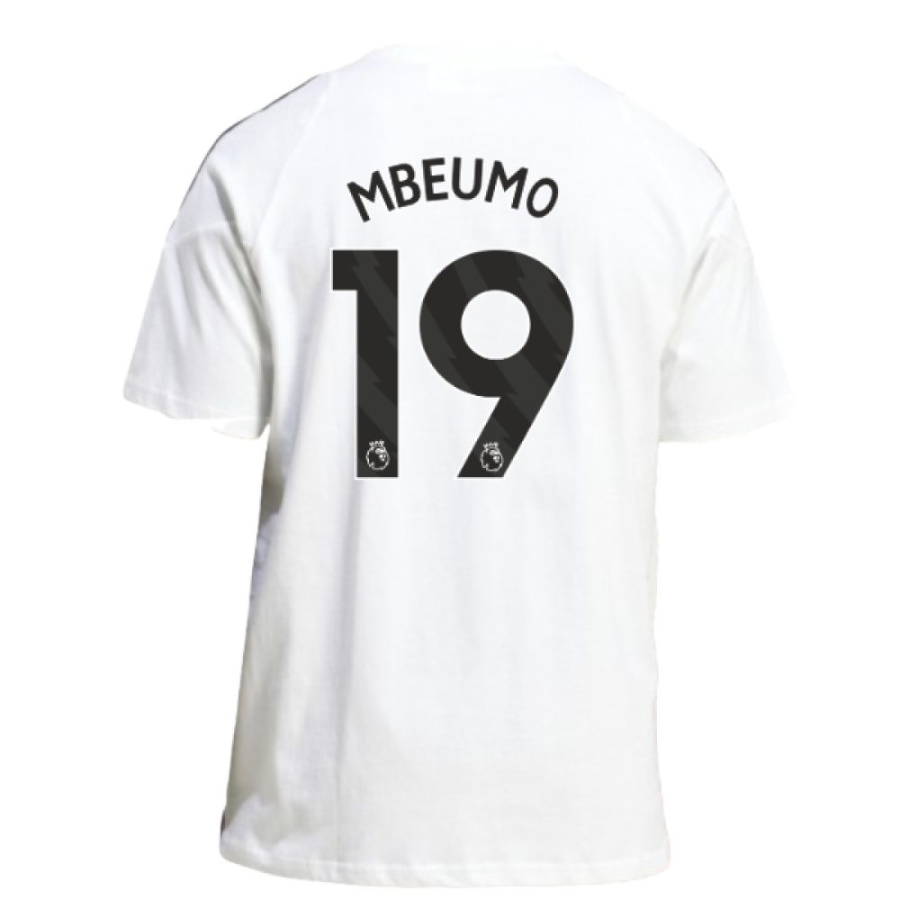 2025-2026 Man Utd Training Tee (White) (Mbeumo 19)