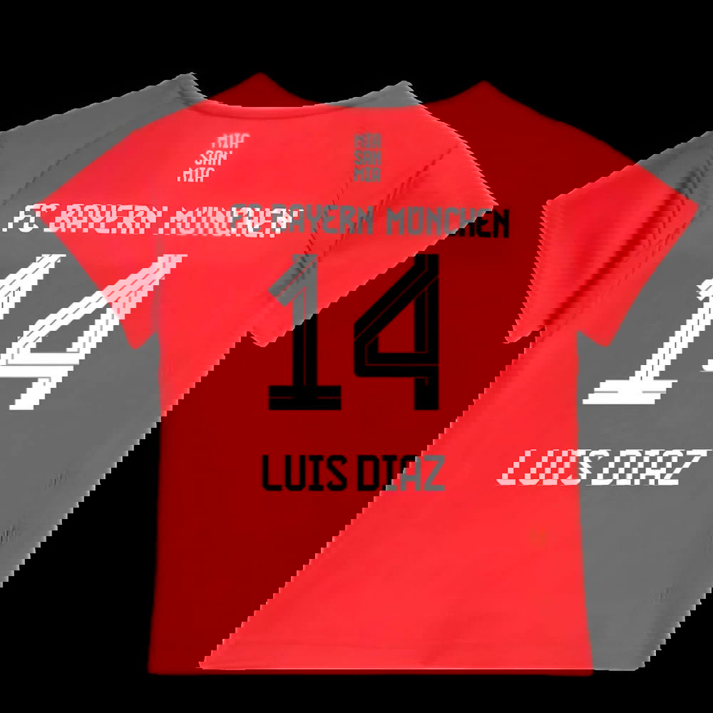 2025-2026 Bayern Munich Home Baby Kit (Luis Diaz 14)