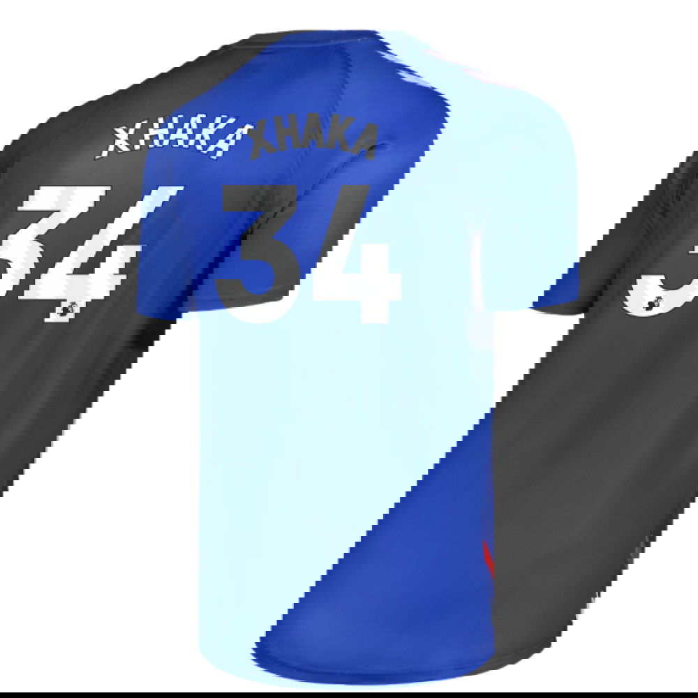 2025-2026 Sunderland Away Pre-Match Jersey (Blue) - Kids (Xhaka 34)