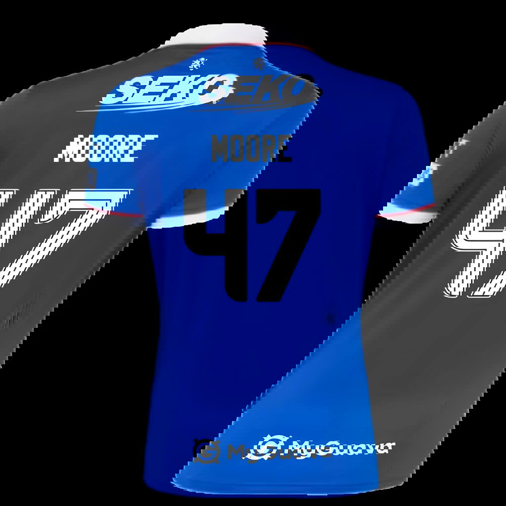 2025-2026 Rangers Home Shirt (Moore 47)