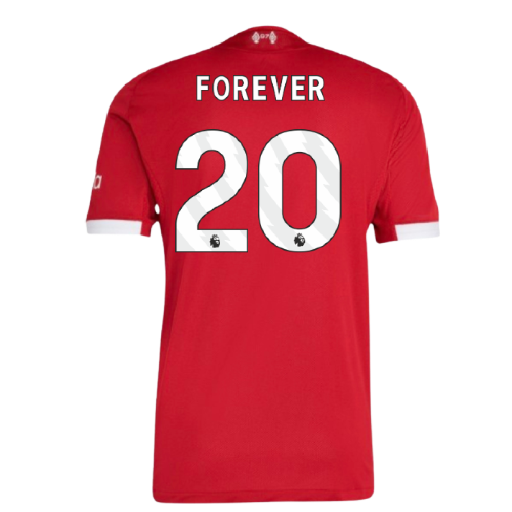 2025-2026 Liverpool Authentic Home Shirt (Forever 20)