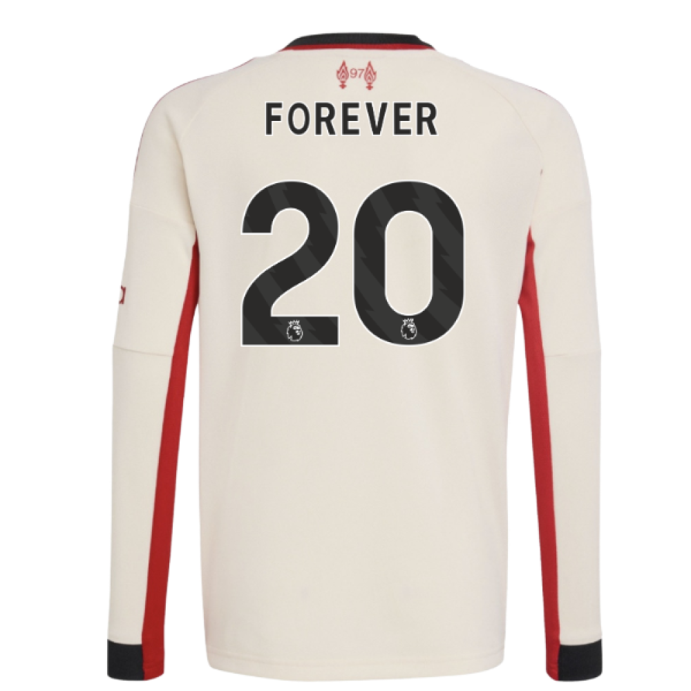 2025-2026 Liverpool Away Long Sleeve Shirt (Kids) (Forever 20)