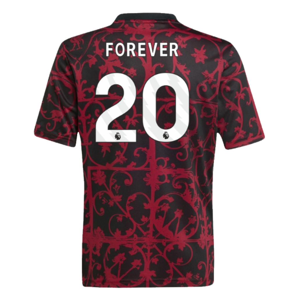 2025-2026 Liverpool Pre-Match Shirt (Black) - Kids (Forever 20)