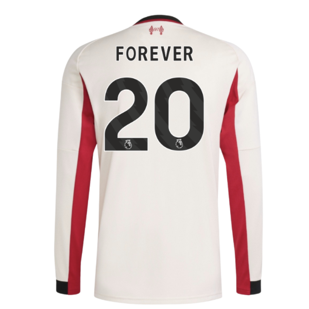 2025-2026 Liverpool Long Sleeve Away Shirt (Forever 20)