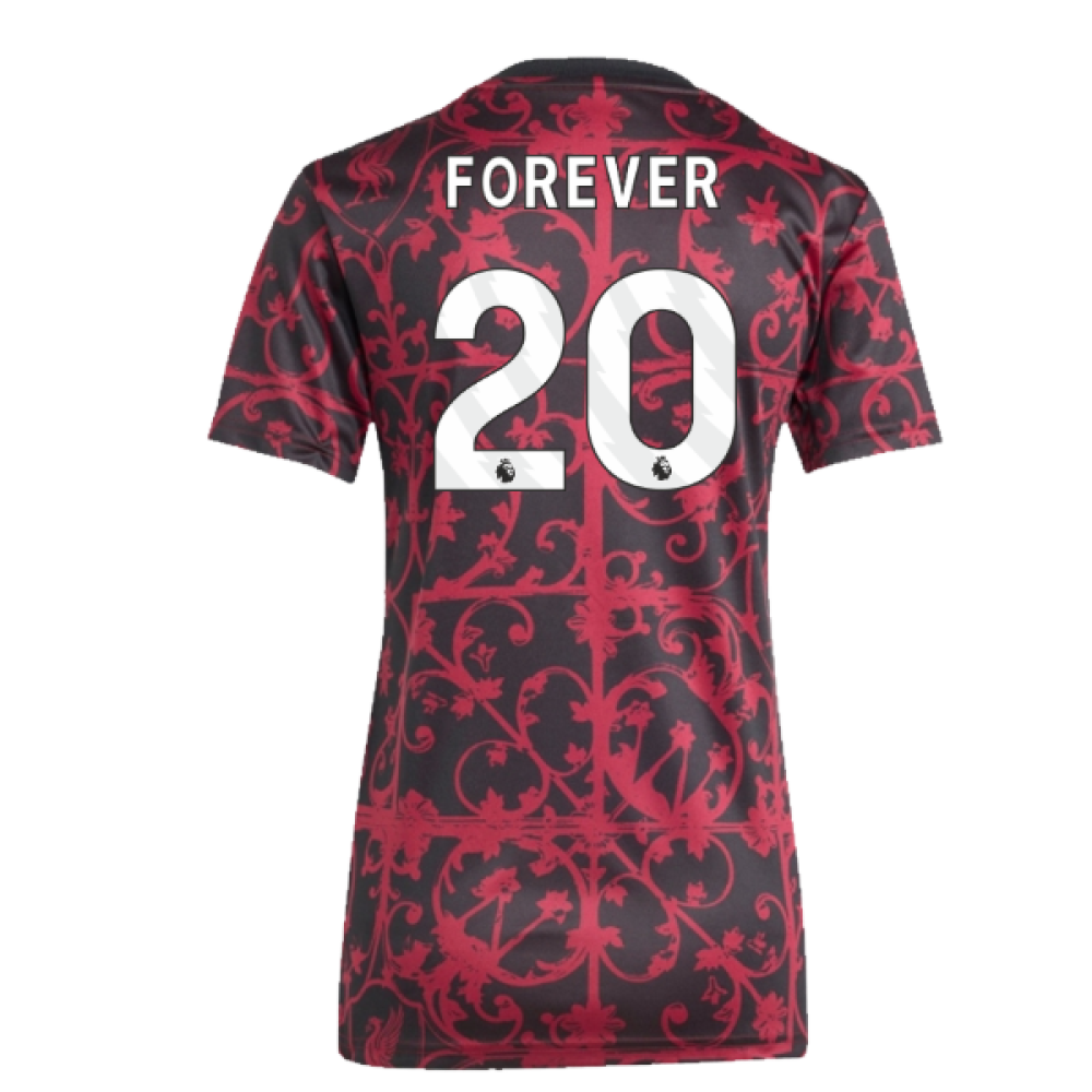 2025-2026 Liverpool Pre-Match Shirt (Black) - Womens (Forever 20)