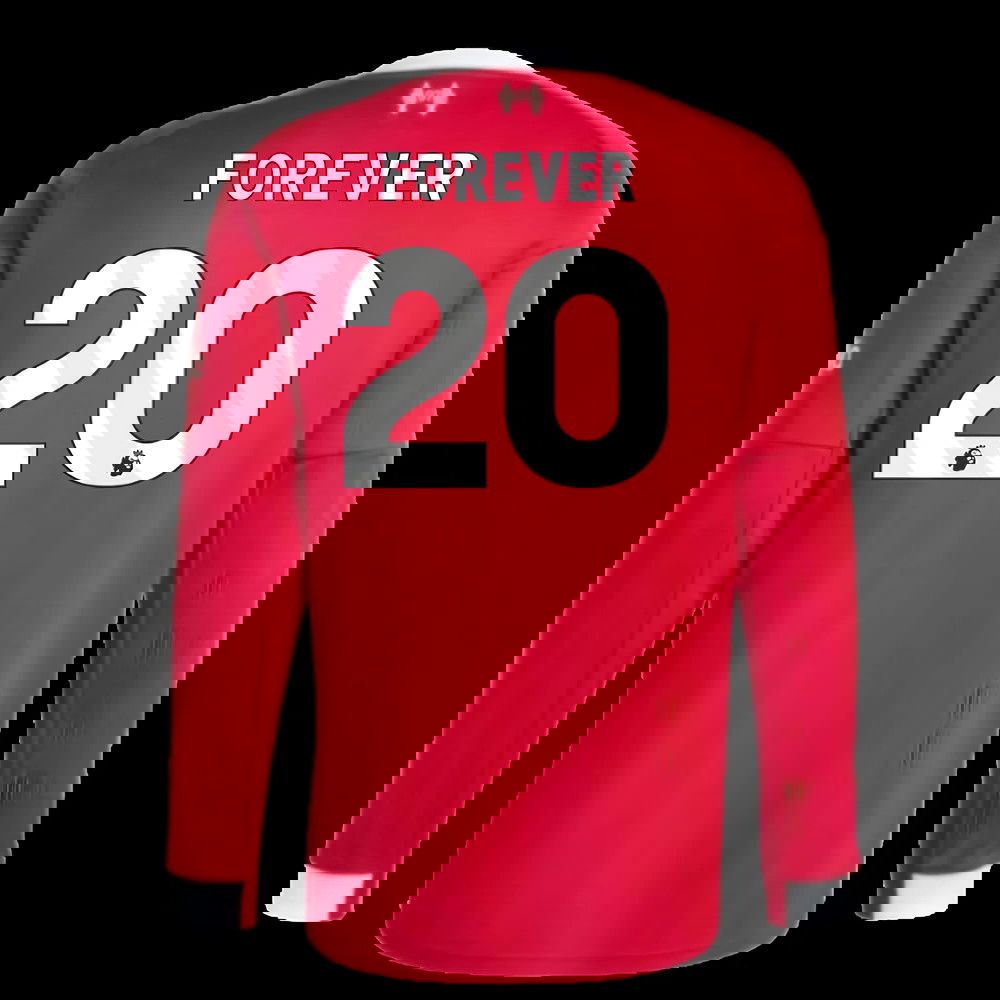2025-2026 Liverpool Long Sleeve Home Shirt (Forever 20)