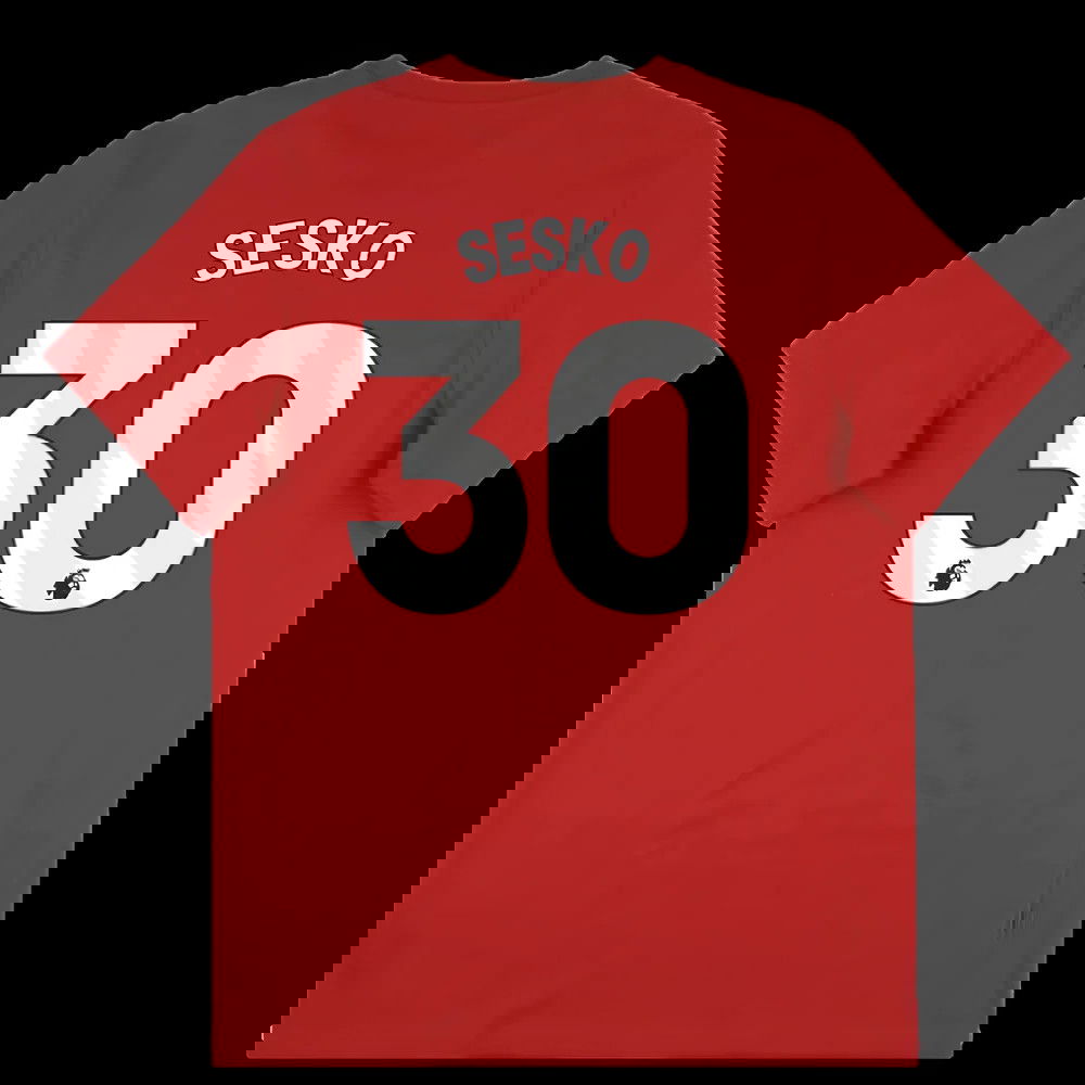 2025-2026 Man Utd Seasonal Graphic Tee (Red) (Sesko 30)