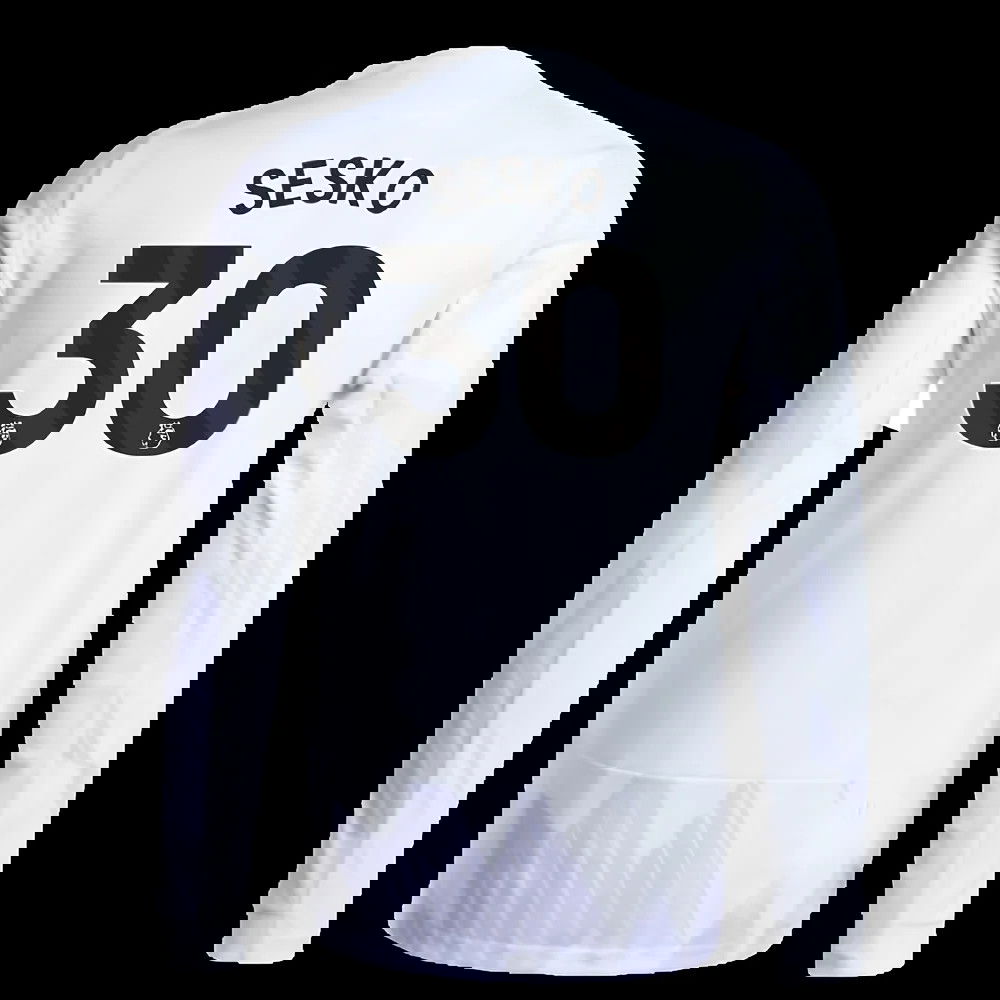 2025-2026 Man Utd Authentic Long Sleeve Away Shirt (Sesko 30)
