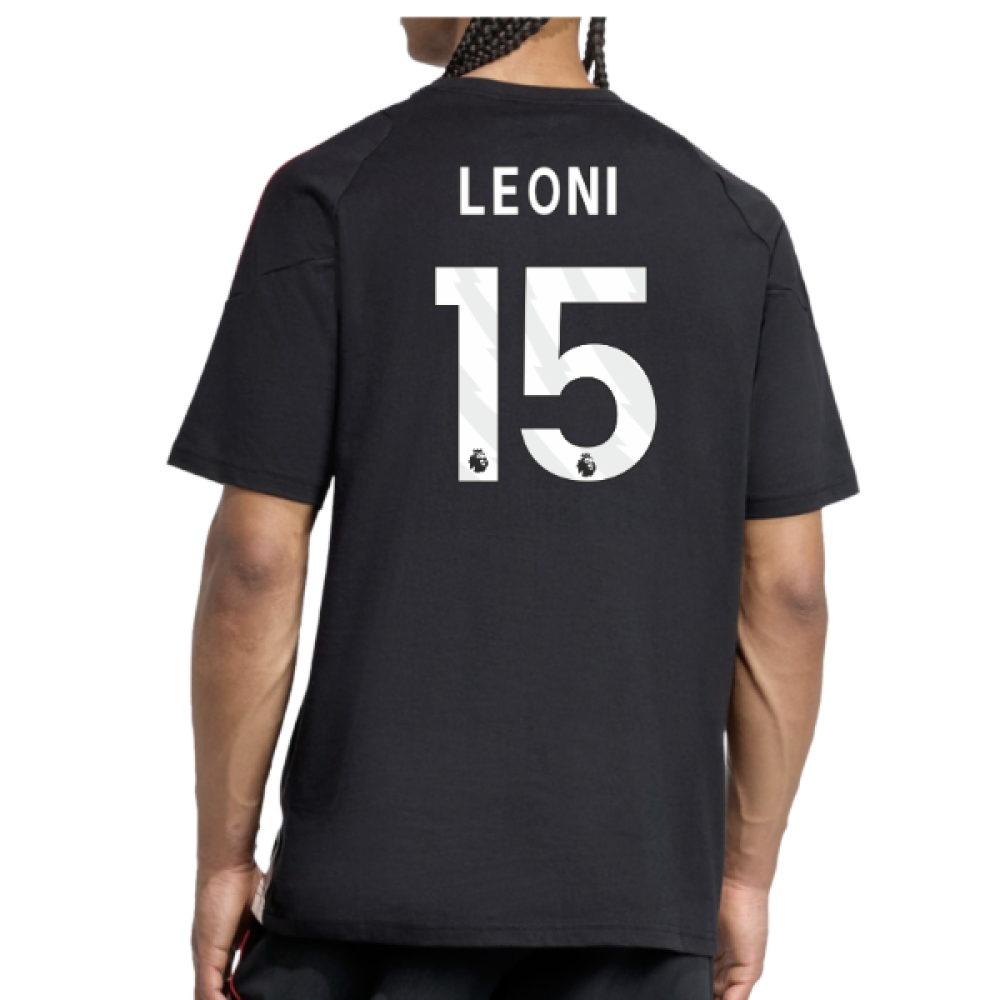 2025-2026 Liverpool Training Tee (Black) (Leoni 15)
