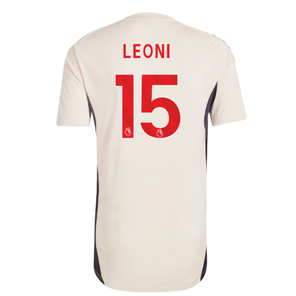 2025-2026 Liverpool Training Jersey (White) - Kids (Leoni 15)