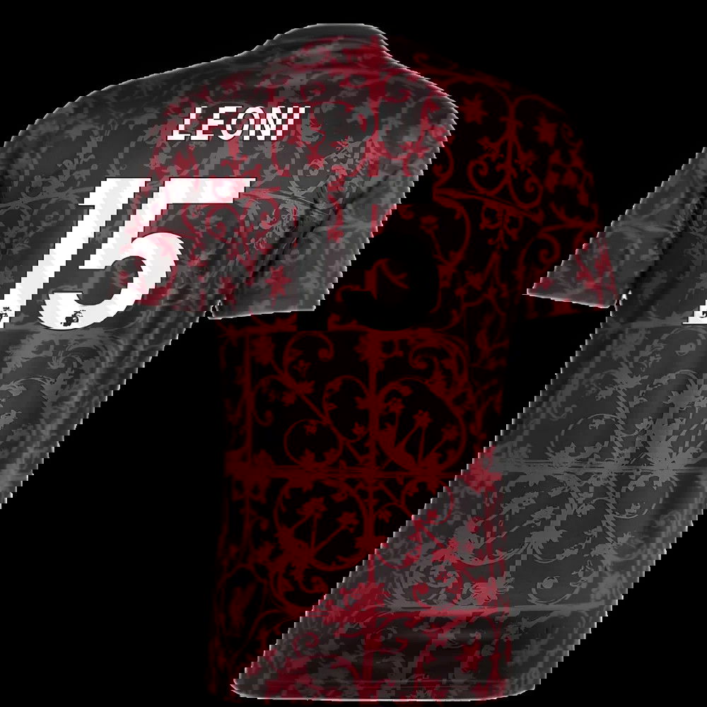 2025-2026 Liverpool Pre-Match Shirt (Black) (Leoni 15)