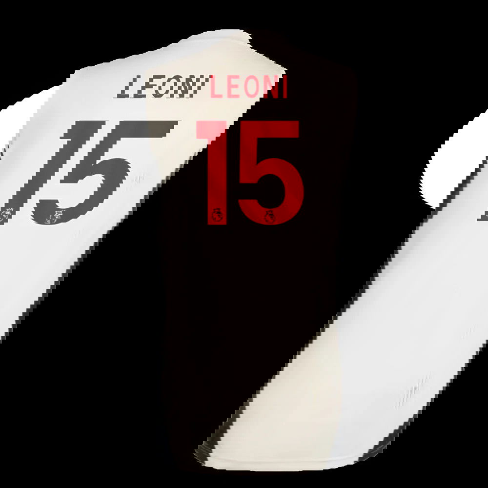 2025-2026 Liverpool Sleeveless Jersey (White) (Leoni 15)