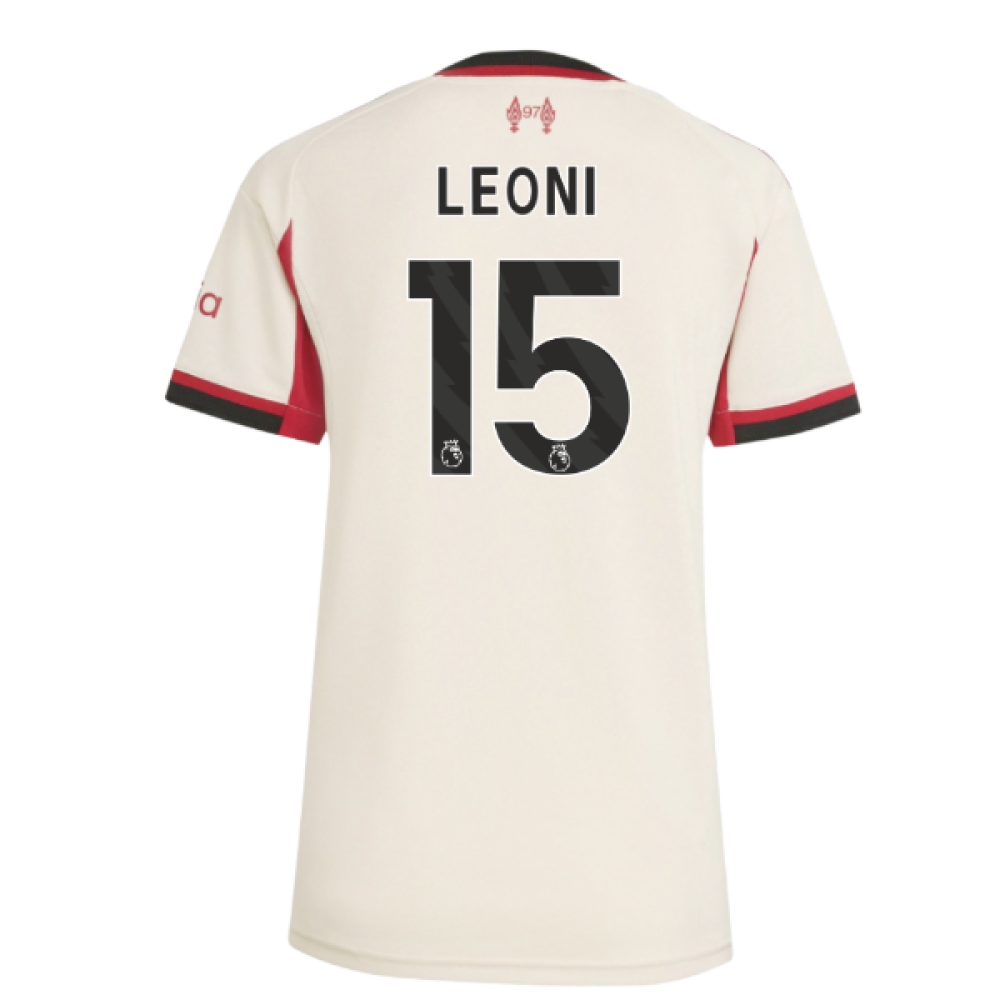 2025-2026 Liverpool Away Shirt (Womens) (Leoni 15)