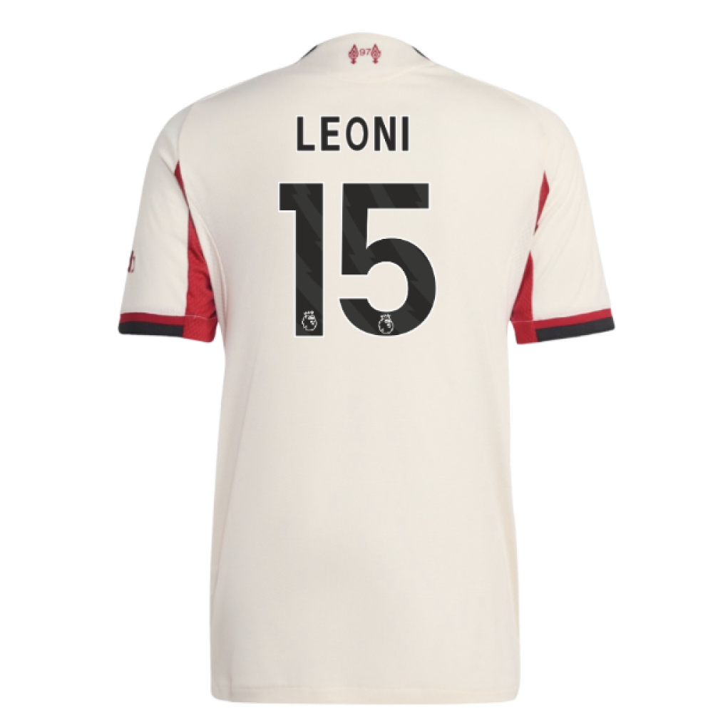 2025-2026 Liverpool Authentic Away Shirt (Womens) (Leoni 15)