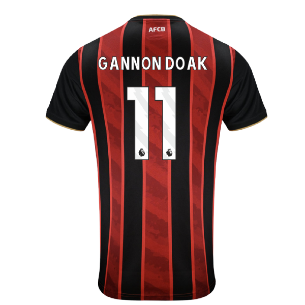 2025-2026 Bournemouth Home Shirt (Gannon Doak 11)
