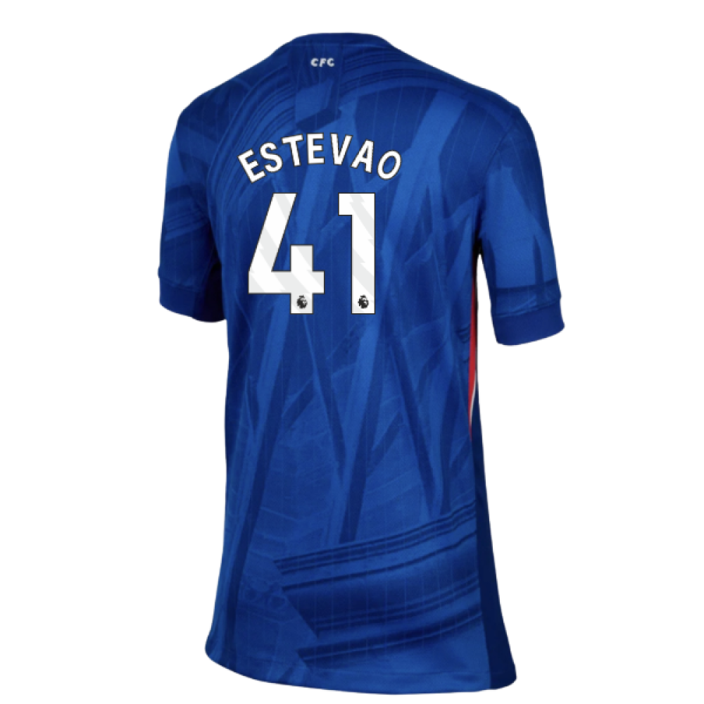 2025-2026 Chelsea Home Shirt (Kids) (Estevao 41)