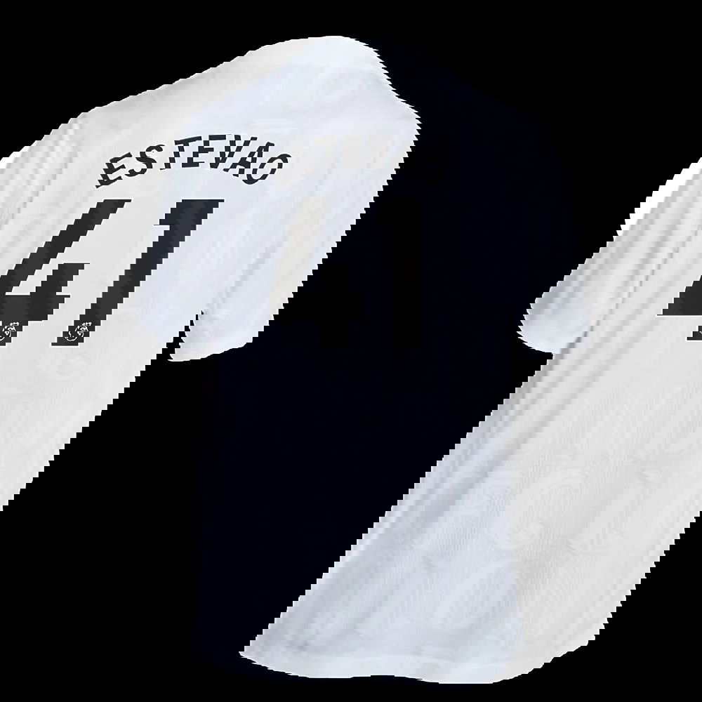 2025-2026 Chelsea Academy Pro Pre-Match Football Top (White) (Estevao 41)