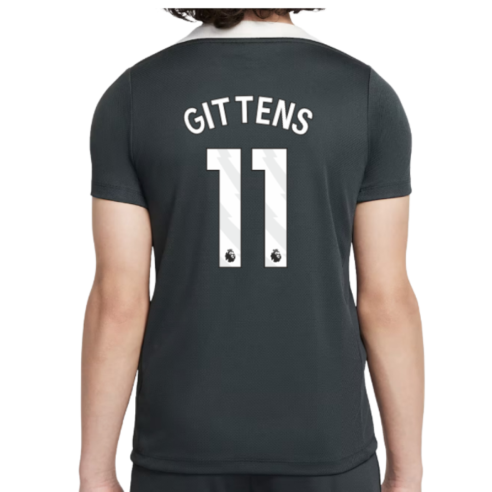 2025-2026 Chelsea Strike Training Shirt (Green) - Kids (Gittens 11)