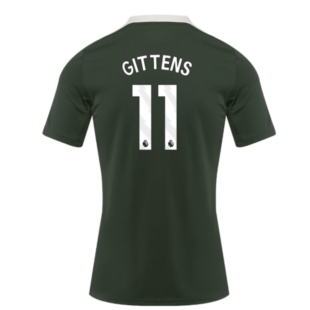 2025-2026 Chelsea Dri-Fit Strike Training Shirt (Green) (Gittens 11)