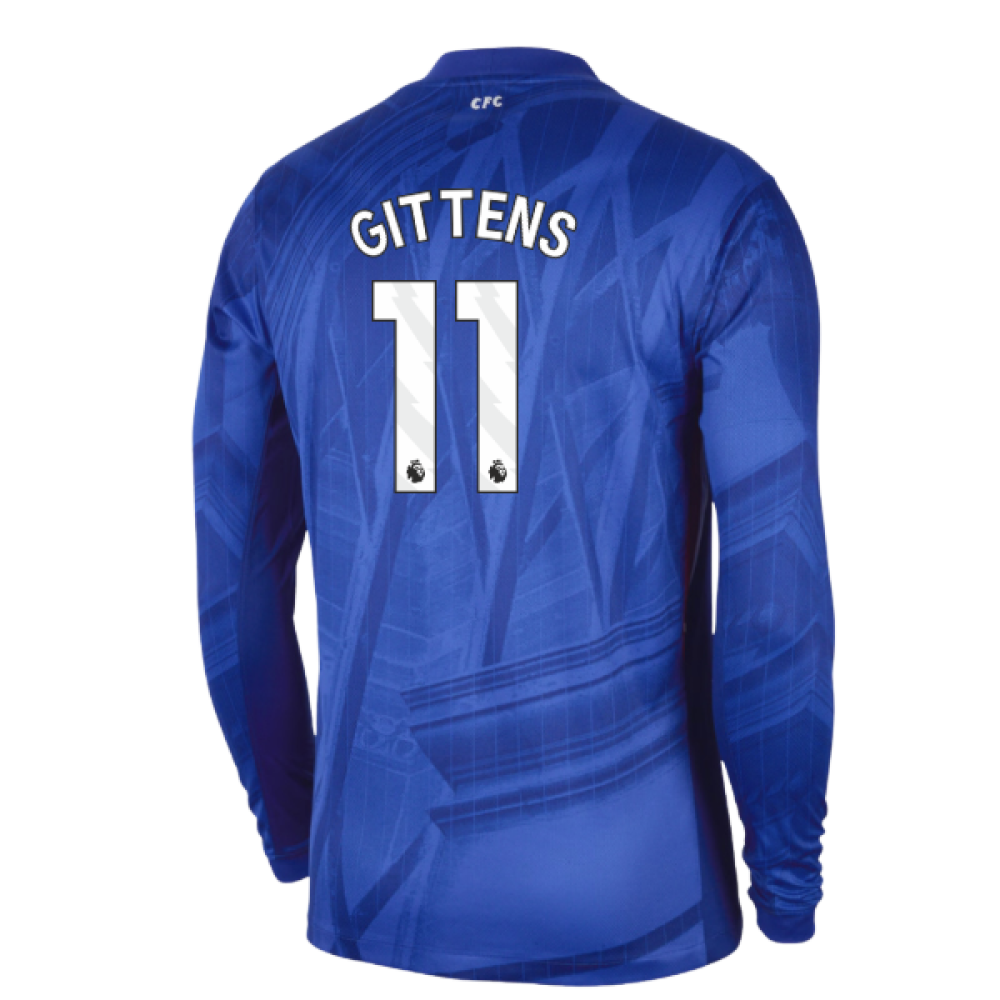 2025-2026 Chelsea Home Long Sleeve Shirt (Gittens 11)