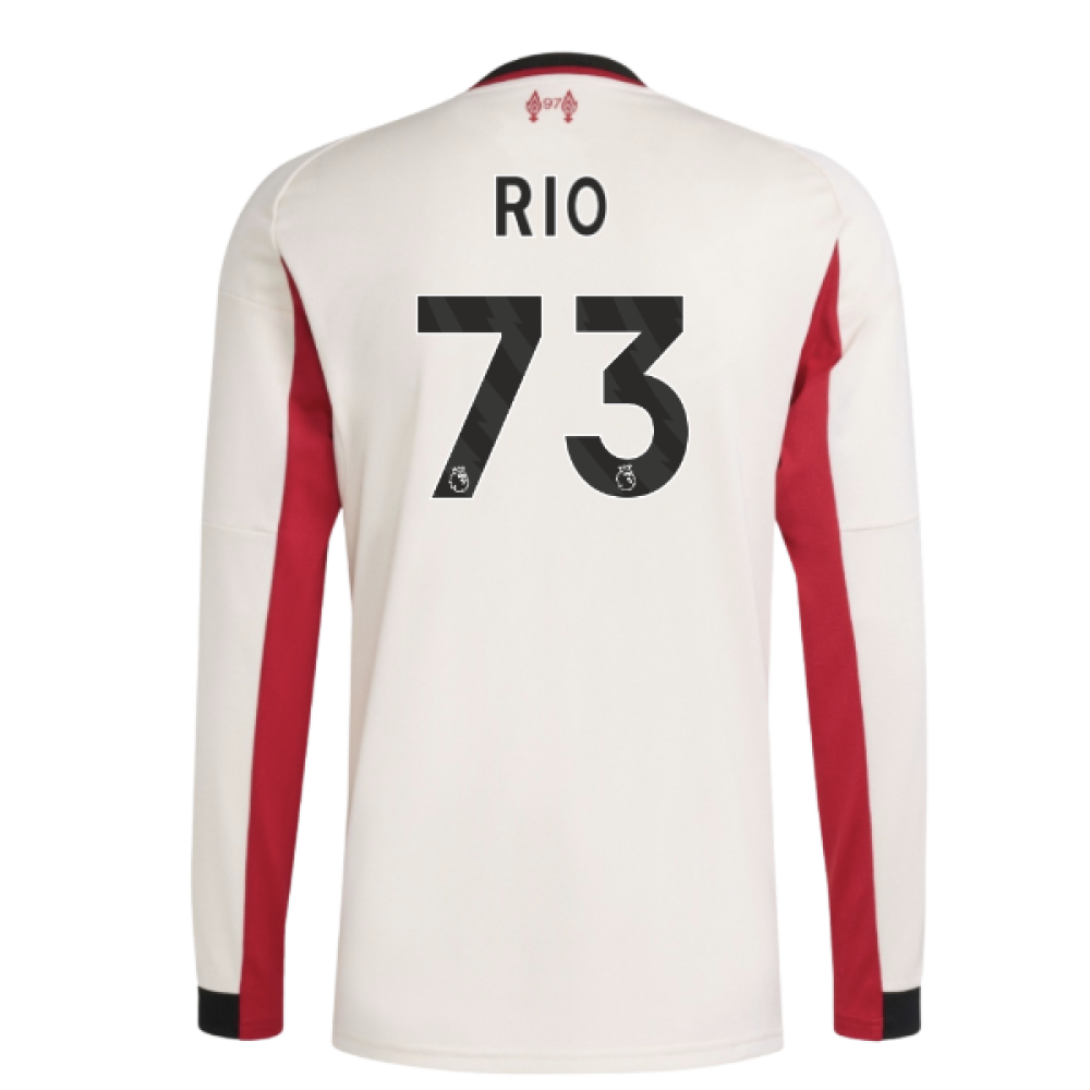 2025-2026 Liverpool Long Sleeve Away Shirt (Rio 73)