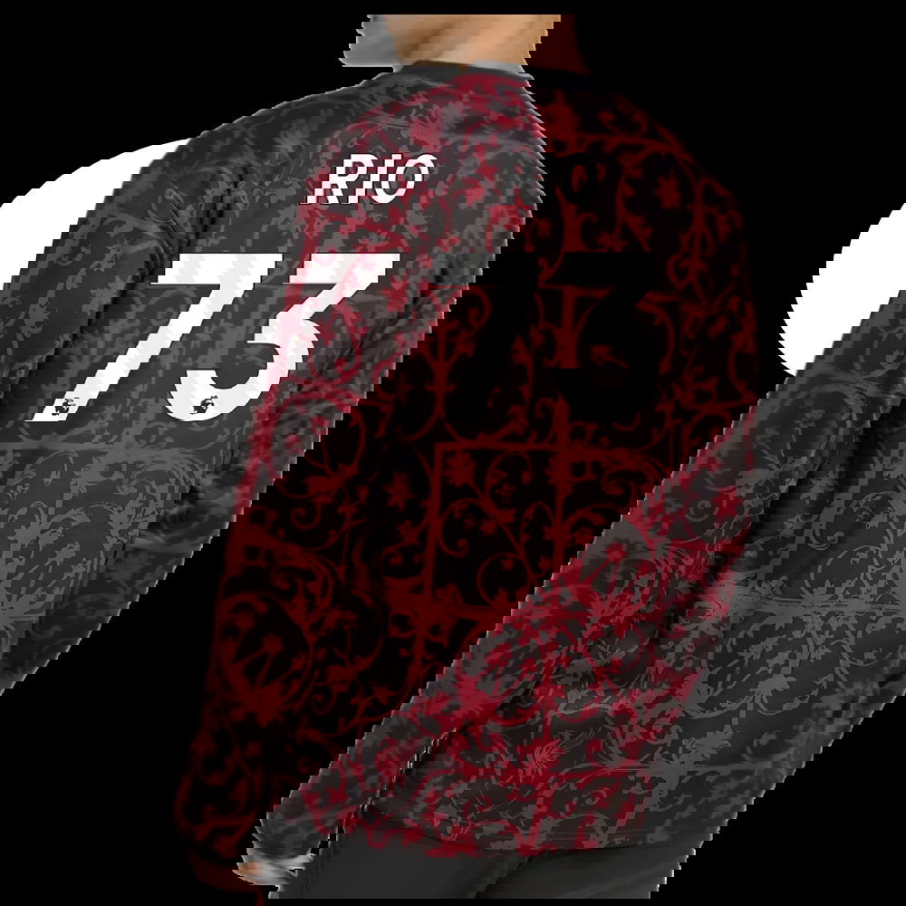 2025-2026 Liverpool Pre-Match Warm Top (Black) (Rio 73)