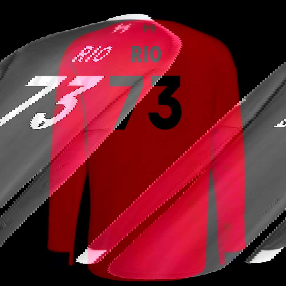 2025-2026 Liverpool Long Sleeve Home Shirt (Rio 73)