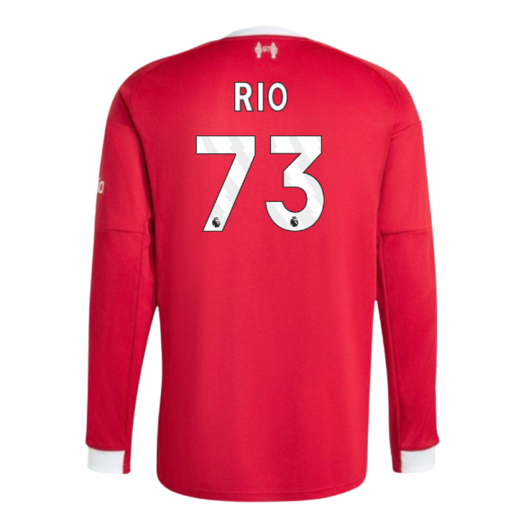 2025-2026 Liverpool Long Sleeve Home Shirt (Rio 73)