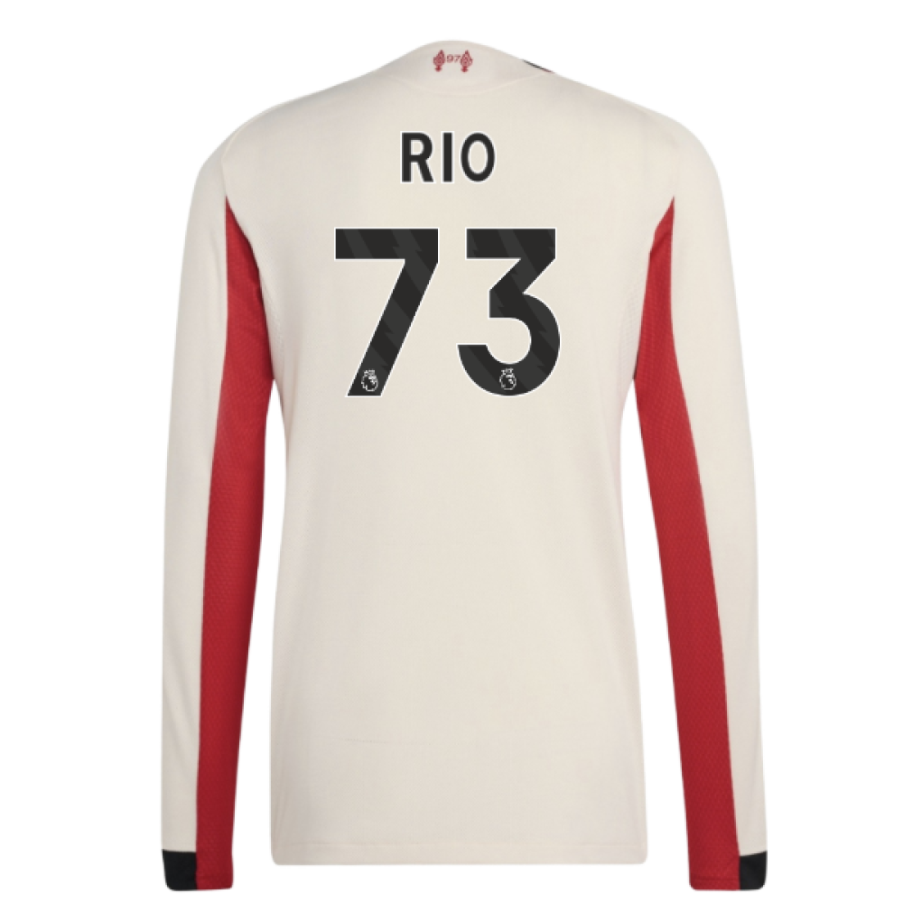 2025-2026 Liverpool Authentic Long Sleeve Away Shirt (Rio 73)