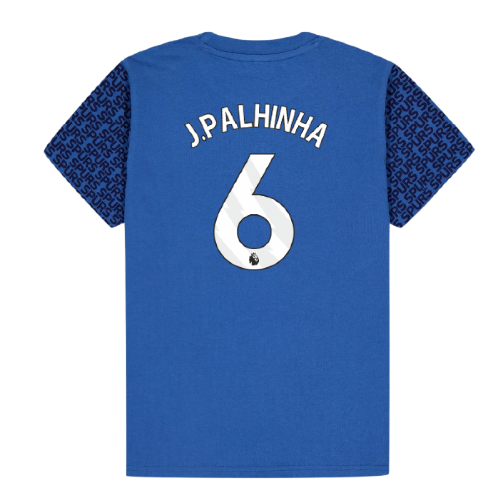 Tottenham Hotspur Graphic T-shirt (Blue) - Kids (J.Palhinha 6)
