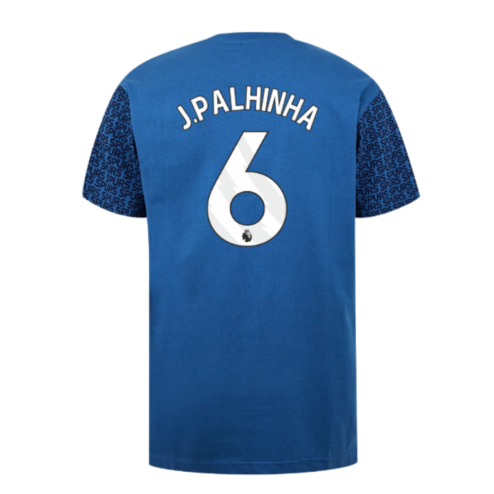 Tottenham Hotspur Graphic T-shirt (Blue) (J.Palhinha 6)