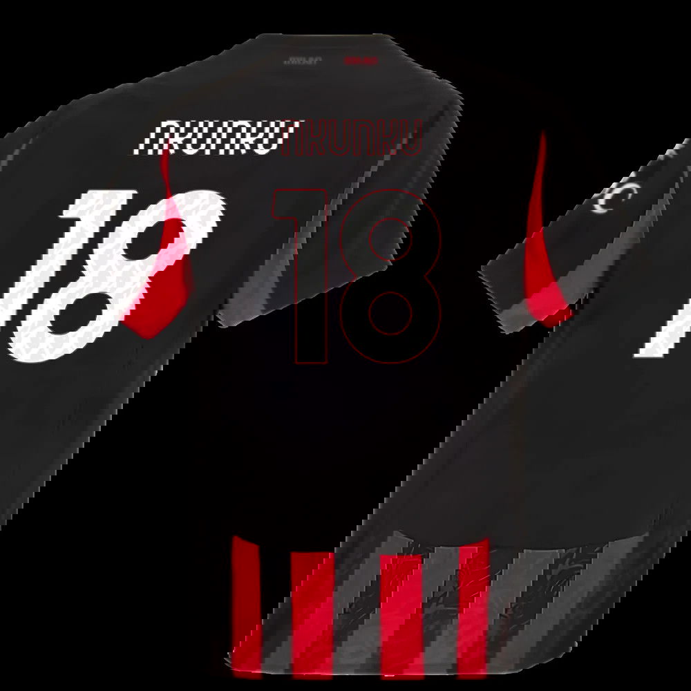 2025-2026 AC Milan Authentic Home Shirt (Nkunku 18)