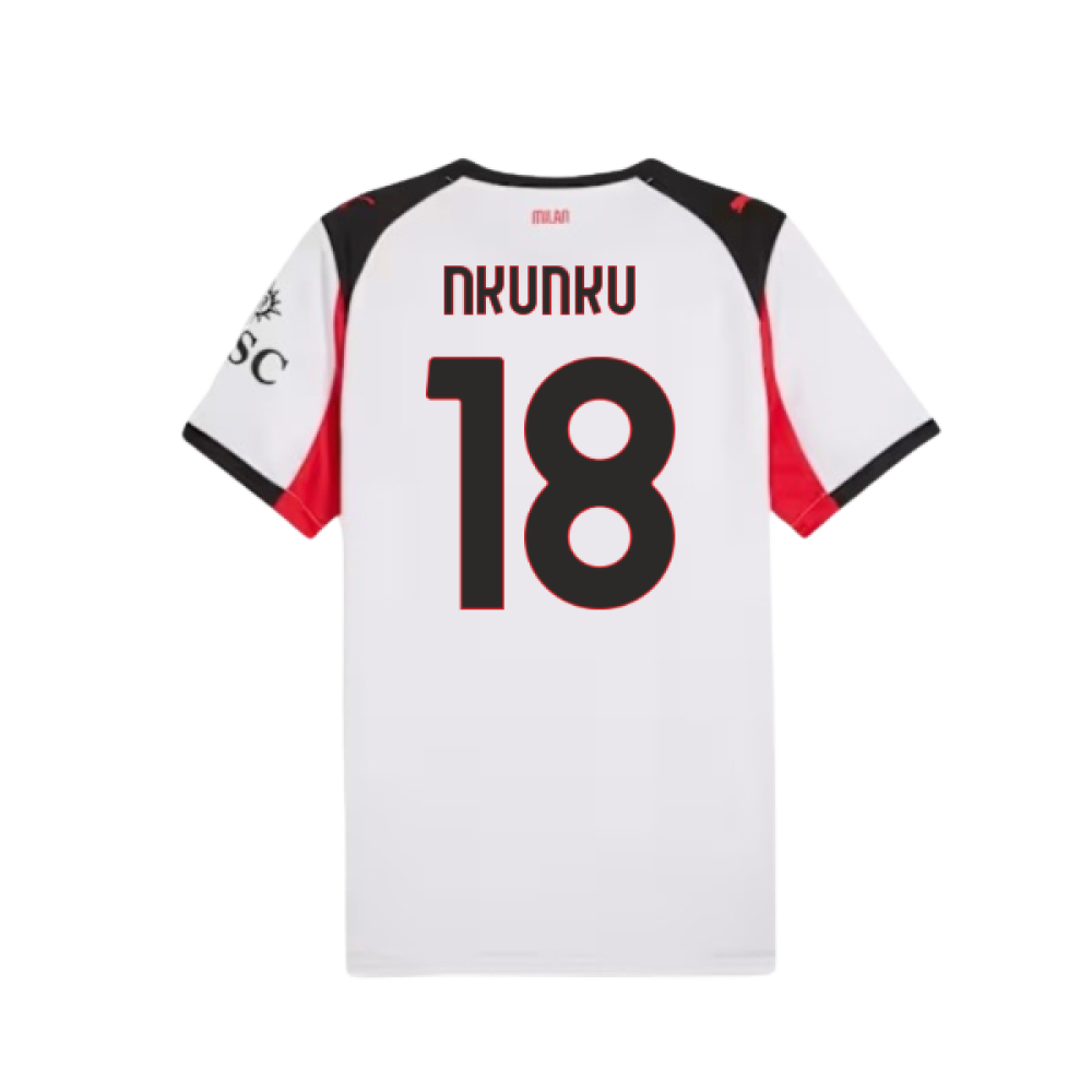 2025-2026 AC Milan Away Shirt (Nkunku 18)