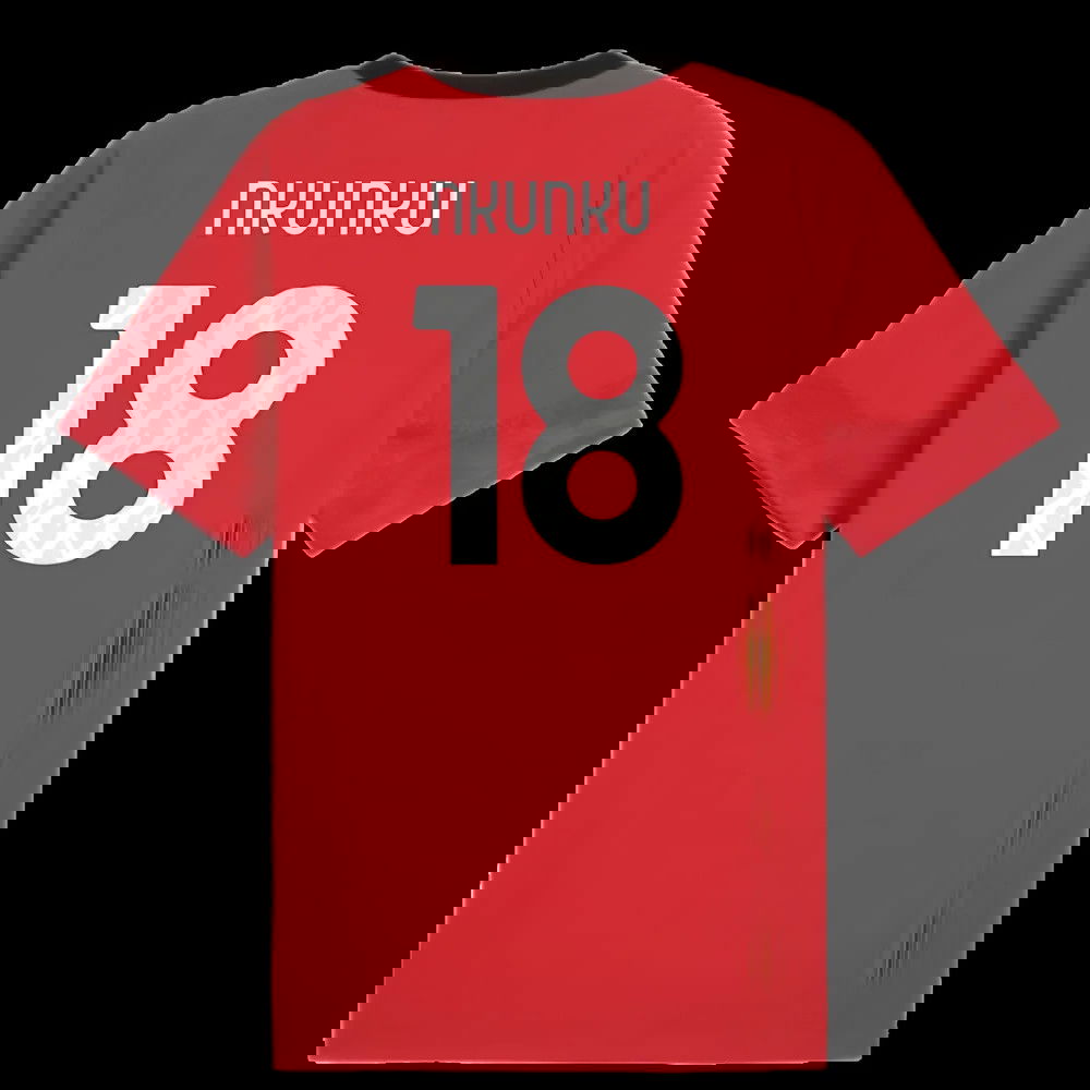 2025-2026 AC Milan Training Jersey (Red) (Nkunku 18)