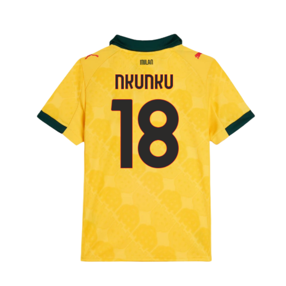 2025-2026 AC Milan Third Shirt (Kids) (Nkunku 18)