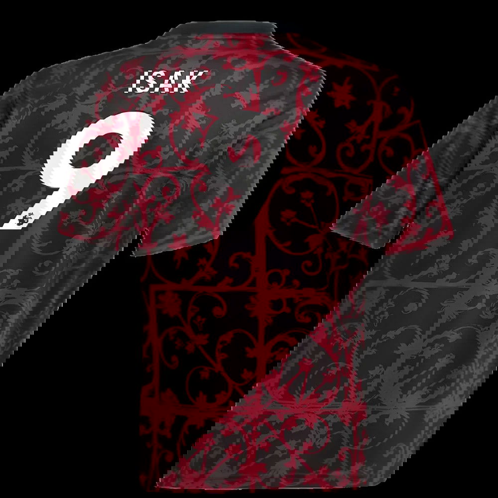 2025-2026 Liverpool Pre-Match Shirt (Black) - Kids (Isak 9)