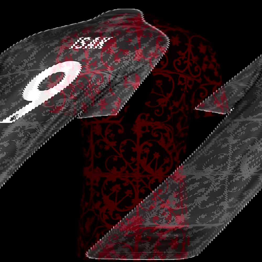 2025-2026 Liverpool Pre-Match Shirt (Black) (Isak 9)