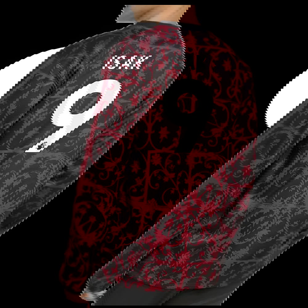 2025-2026 Liverpool Pre-Match Warm Top (Black) (Isak 9)