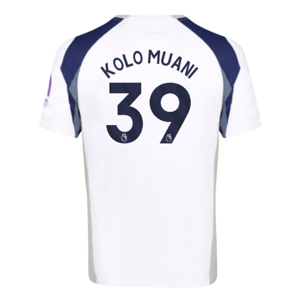 2025-2026 Tottenham Hotspur Home Shirt (Kolo Muani 39)