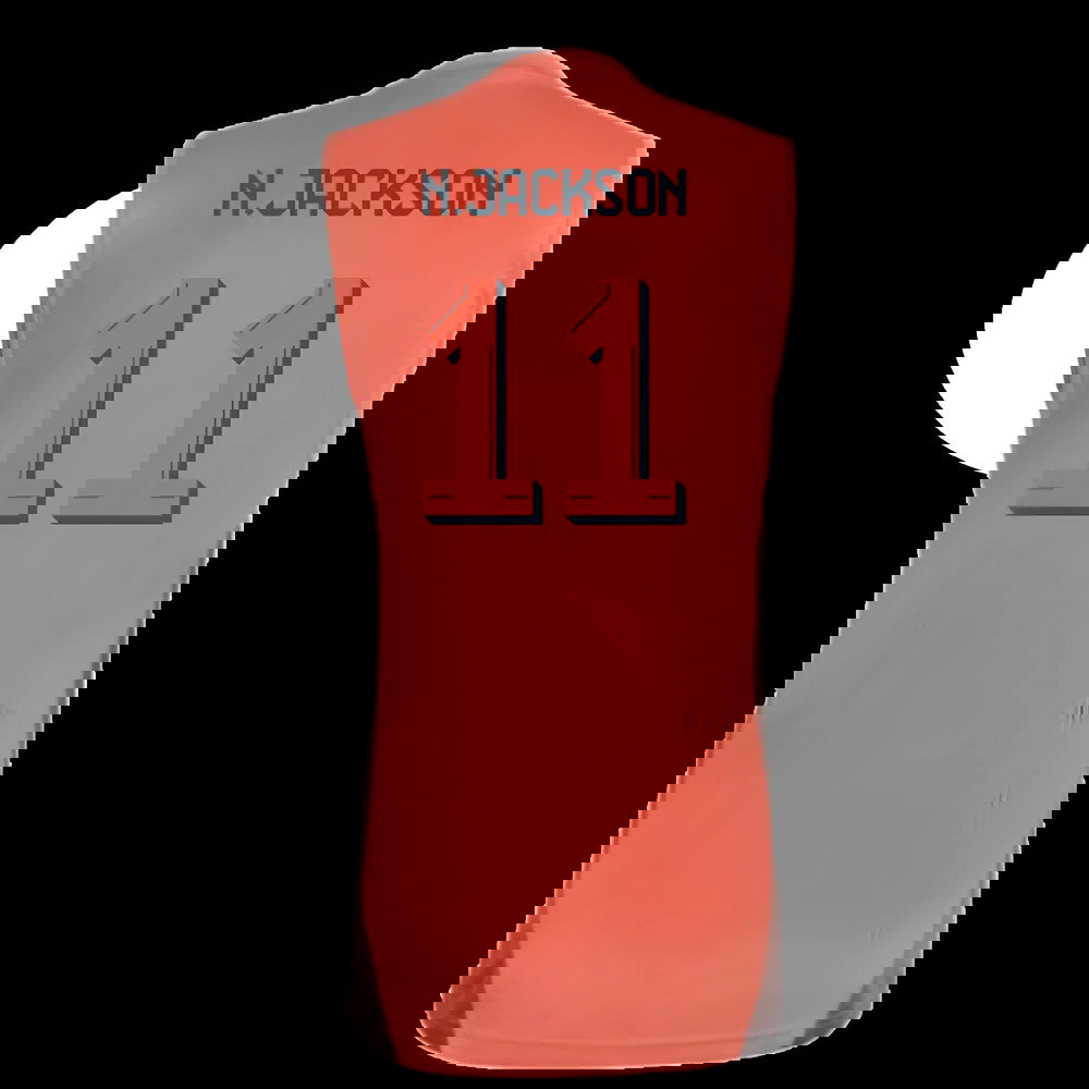 2025-2026 Bayern Munich Sleeveless Jersey (Easy Coral) (N.Jackson 11)