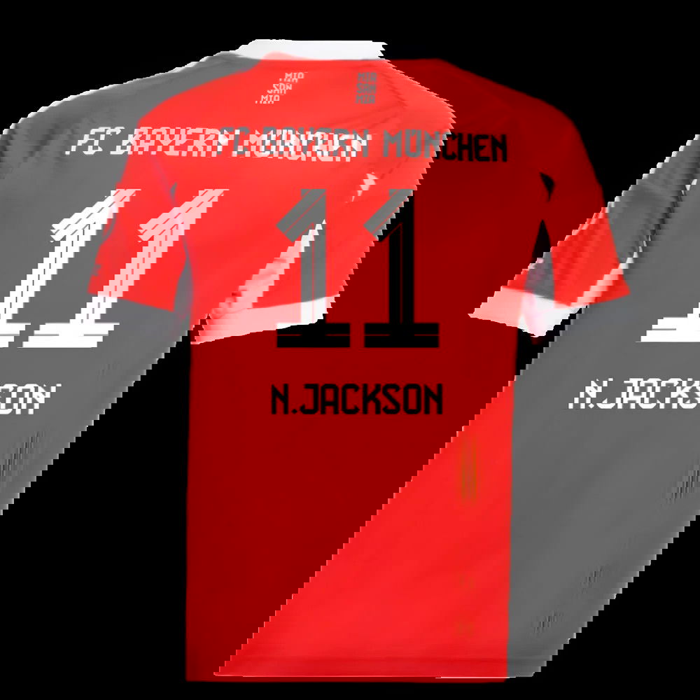 2025-2026 Bayern Munich Home Shirt (Kids) (N.Jackson 11)