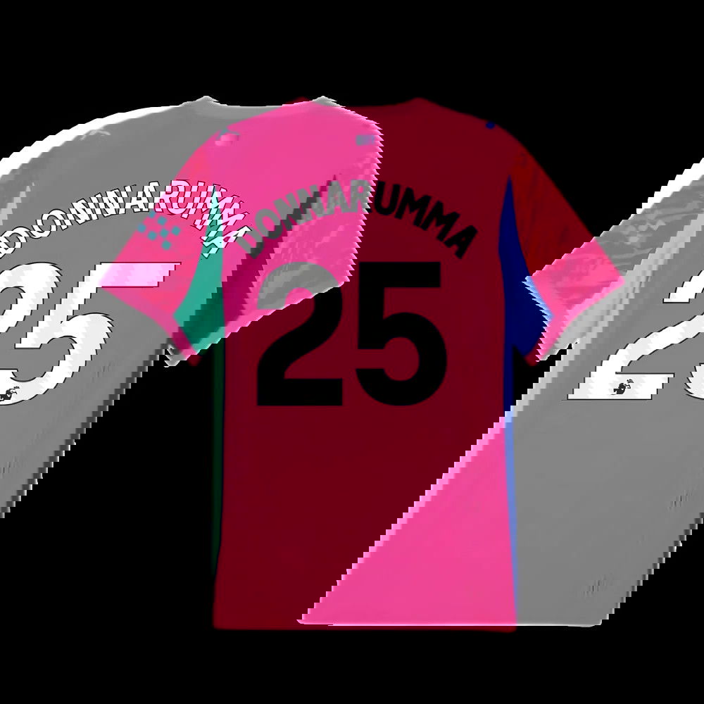 2025-2026 Man City Goalkeeper Home Shirt (Pink) (Donnarumma 25)