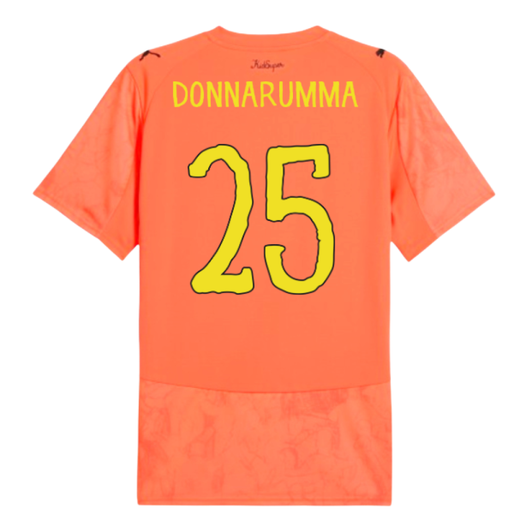 2025-2026 KIDSUPER x Manchester City CWC Shirt (Neon Sun) (Donnarumma 25)