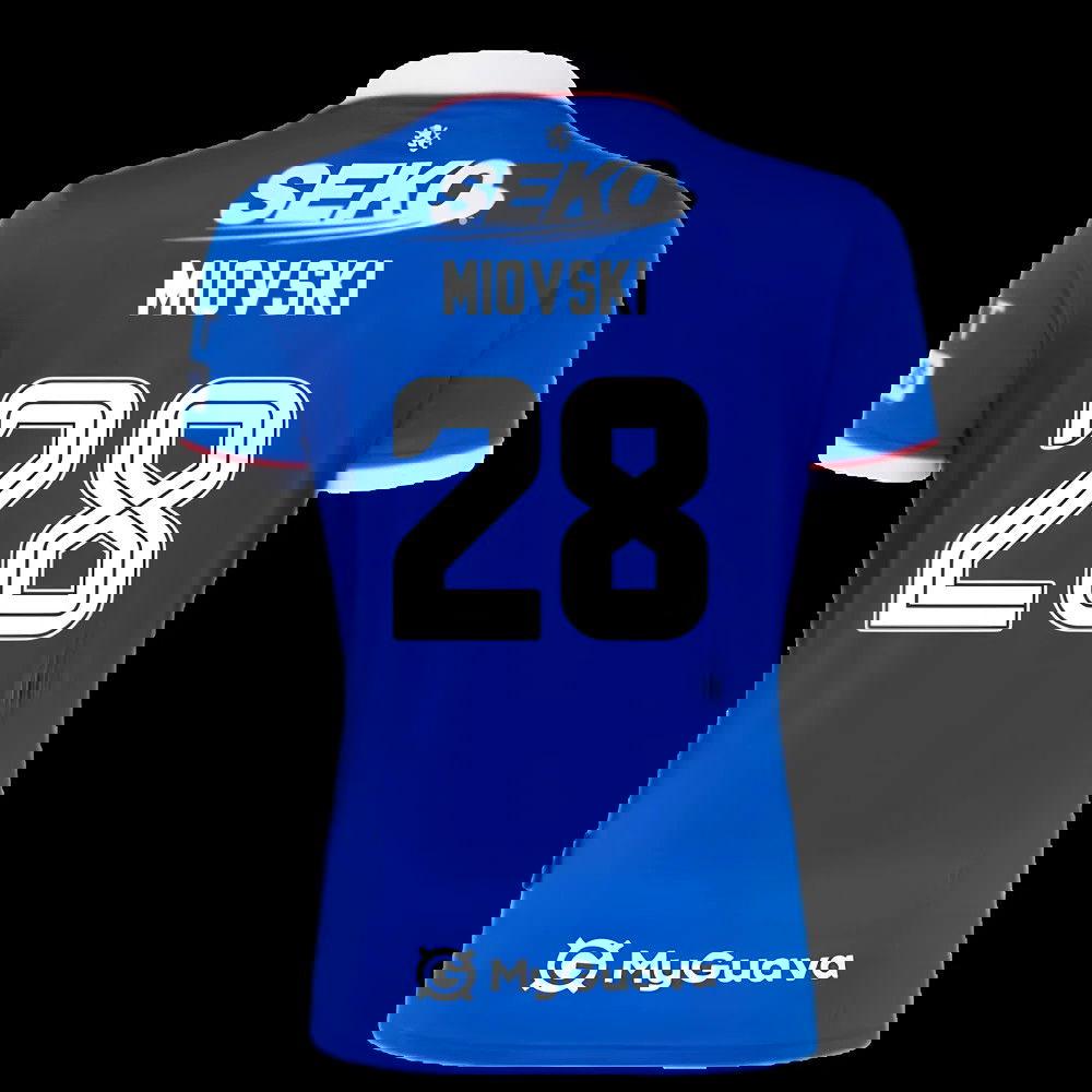 2025-2026 Rangers Home Shirt (Miovski 28)