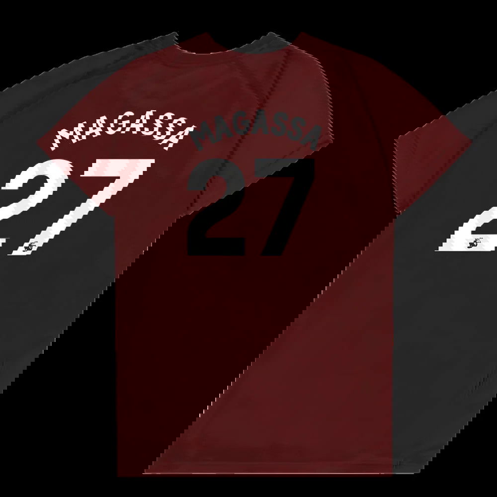 West Ham United Poly T-Shirt (Claret/Blue) - Kids (Magassa 27)