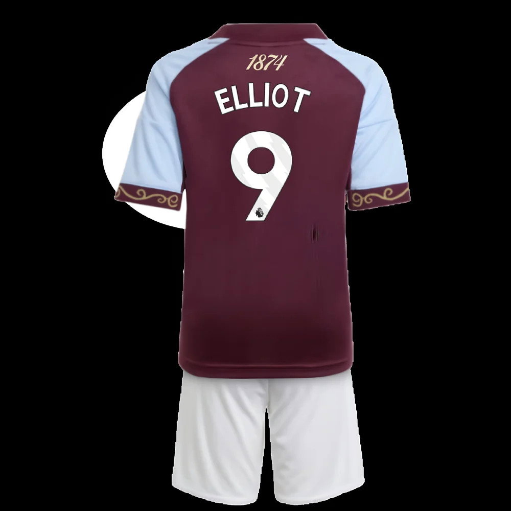 2025-2026 Aston Villa Home Mini Kit (Elliot 9)