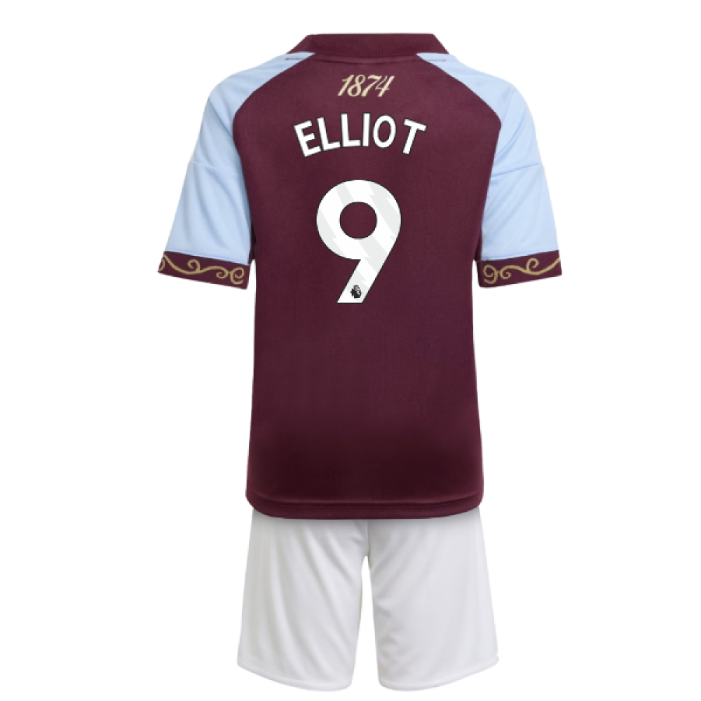 2025-2026 Aston Villa Home Mini Kit (Elliot 9)