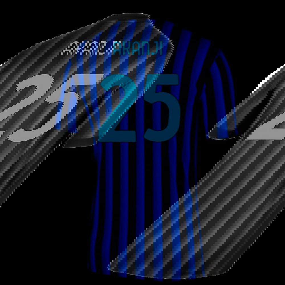 2025-2026 Inter Milan Home Shirt (Akanji 25)