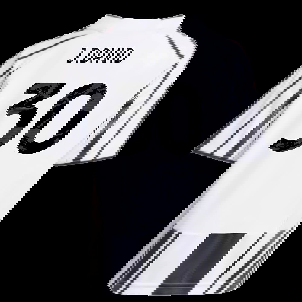 2025-2026 Juventus Home Mini Kit (J.David 30)